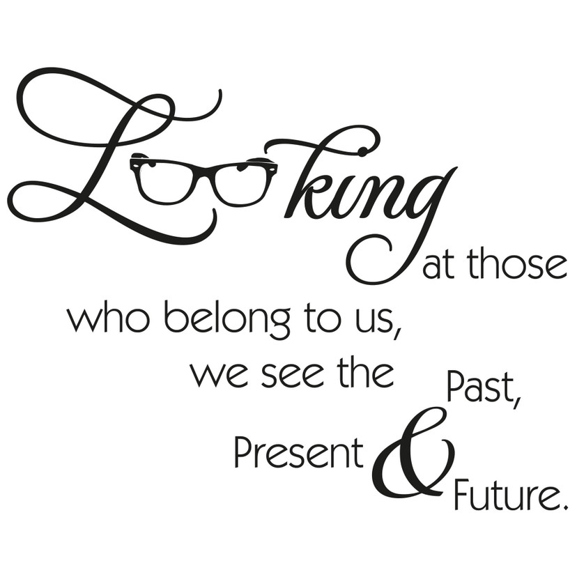 Adesivo murale - Looking at those...