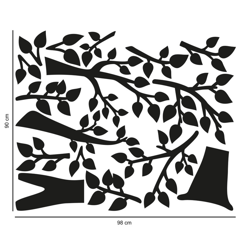 Sticker mural Arbre généalogique XXL