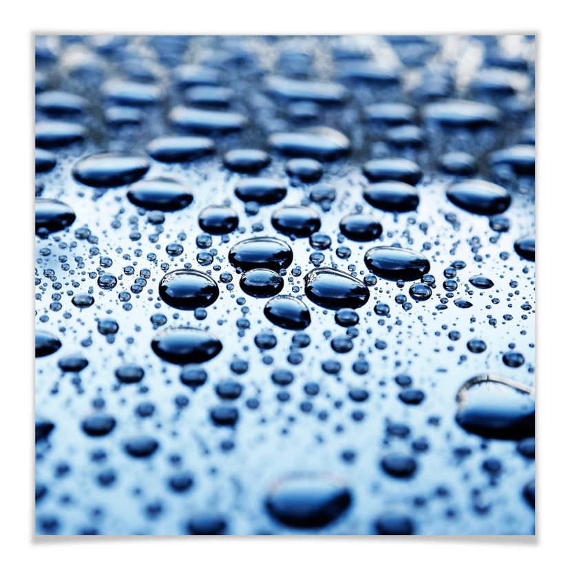 Poster - Waterdrops - carré