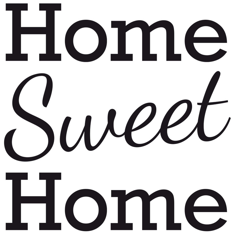 Muursticker Home Sweet Home 2