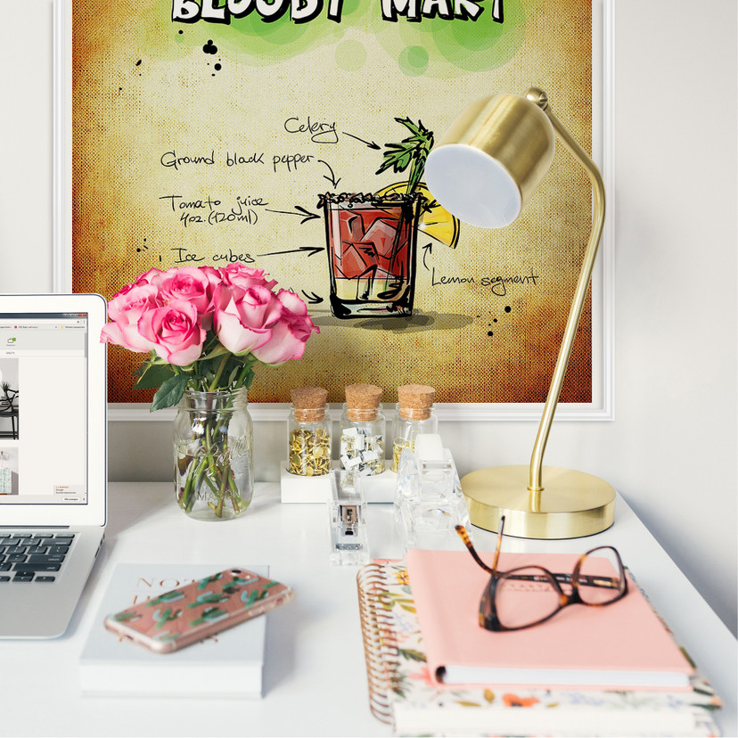 Wallprint Bloody Mary - Rezept