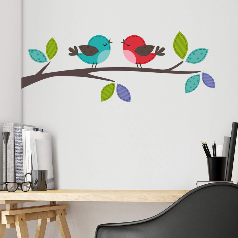Wallsticker Fugle Par