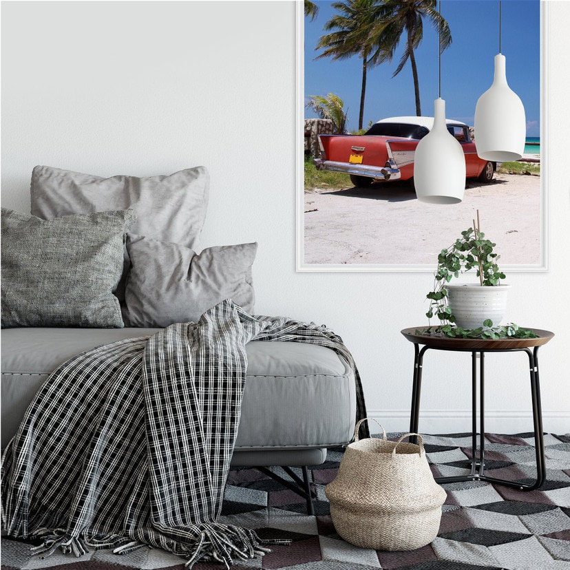 Zelfklevende Poster - Cuba Cabrio