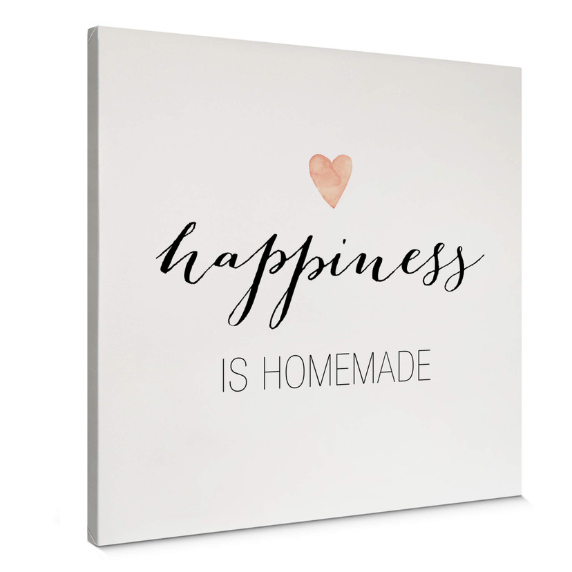 Obraz na płótnie Confetti & Cream - Happiness is homemade - Square