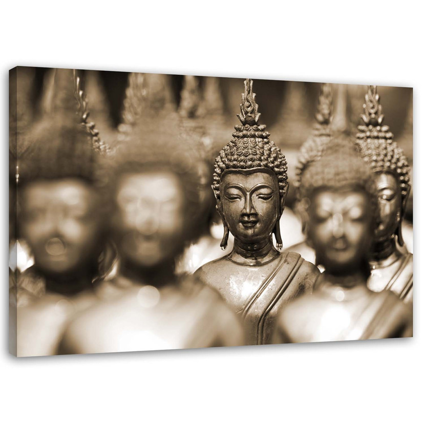 Canvasbillede, Buddha brun Zen