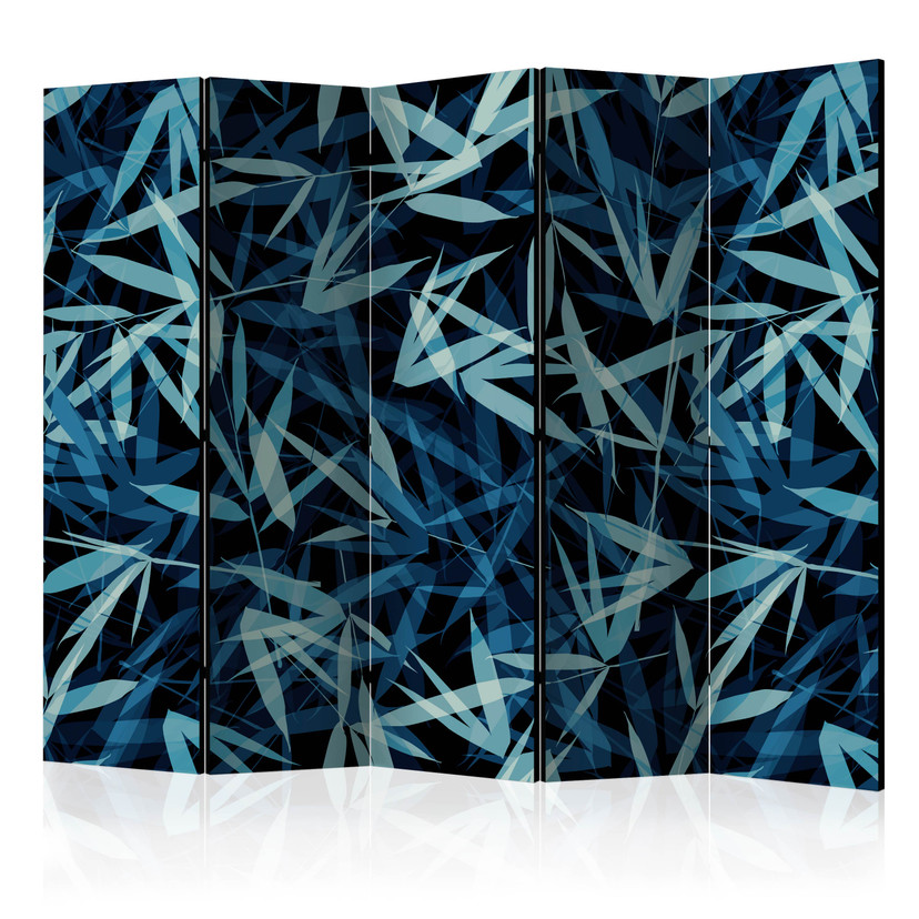 Screen room divider - Vildmark om natten, 3-delt