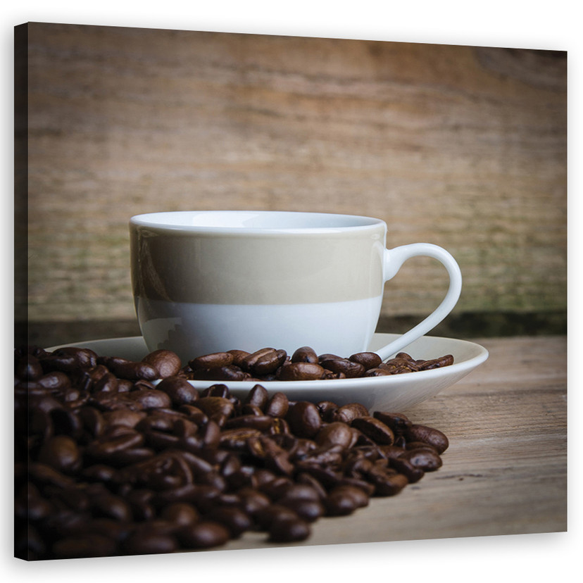 Canvasbillede, kaffekop