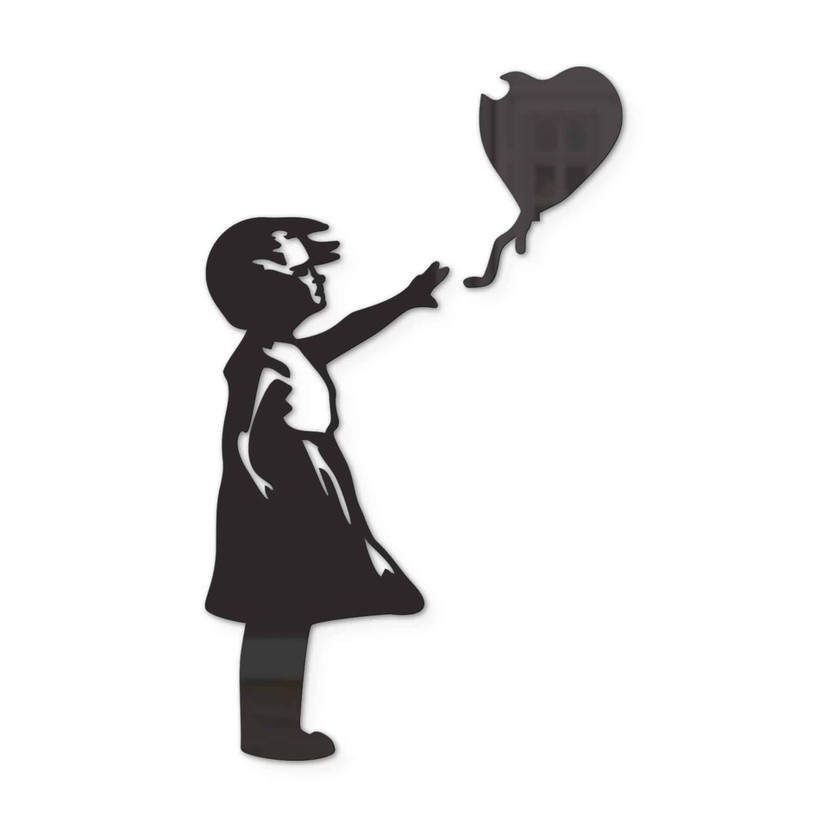 Acryldekoration Banksy - Girl with the red ballon