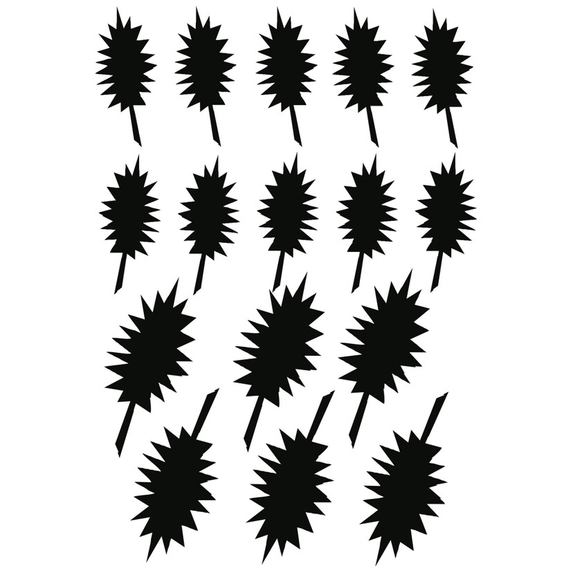 Wallsticker Blade sæt 5