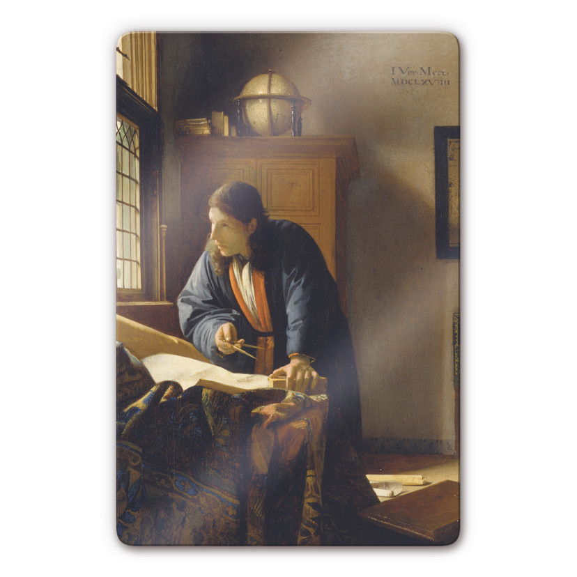 Tableau en verre - Vermeer - Le Géographe
