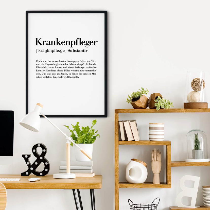 Poster Grammatik - Krankenpfleger