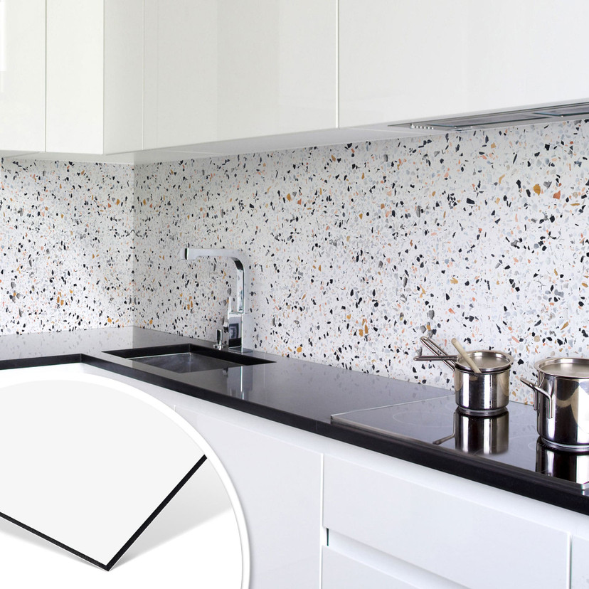 Küchenrückwand - Alu-Dibond - Terrazzo