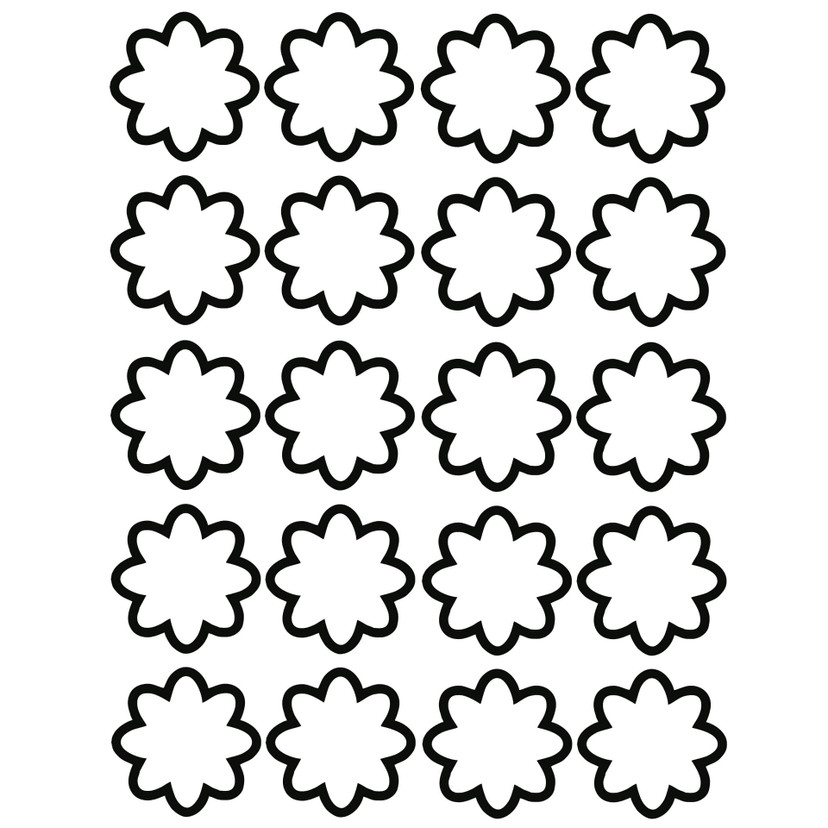 Wallsticker Blomster sæt 1