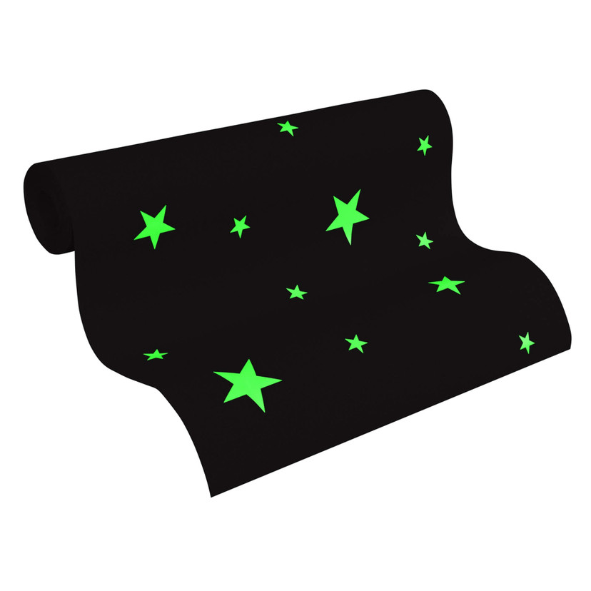 A.S. Création ikke-vævet tapet il Decoro tapet Uni - Glow in the dark