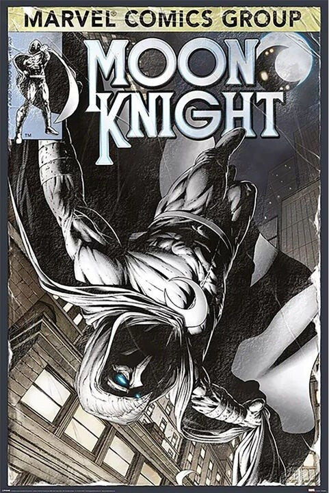 Poster, film poster Moon Knight - Comic Book Cover 61x91,5 cm