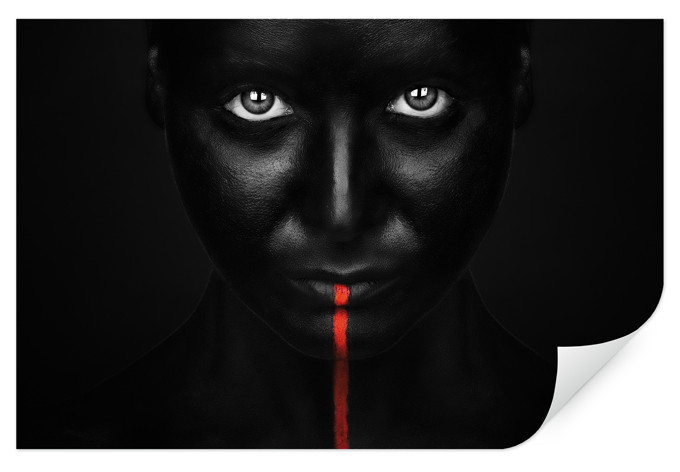 Zelfklevende Poster Petkov - Red Stripe