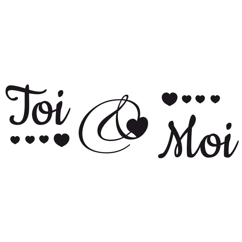 Wallsticker -  Toi & Moi