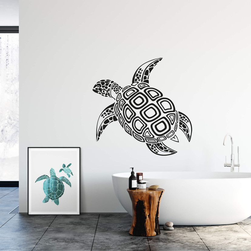 Wallsticker Skildpadde