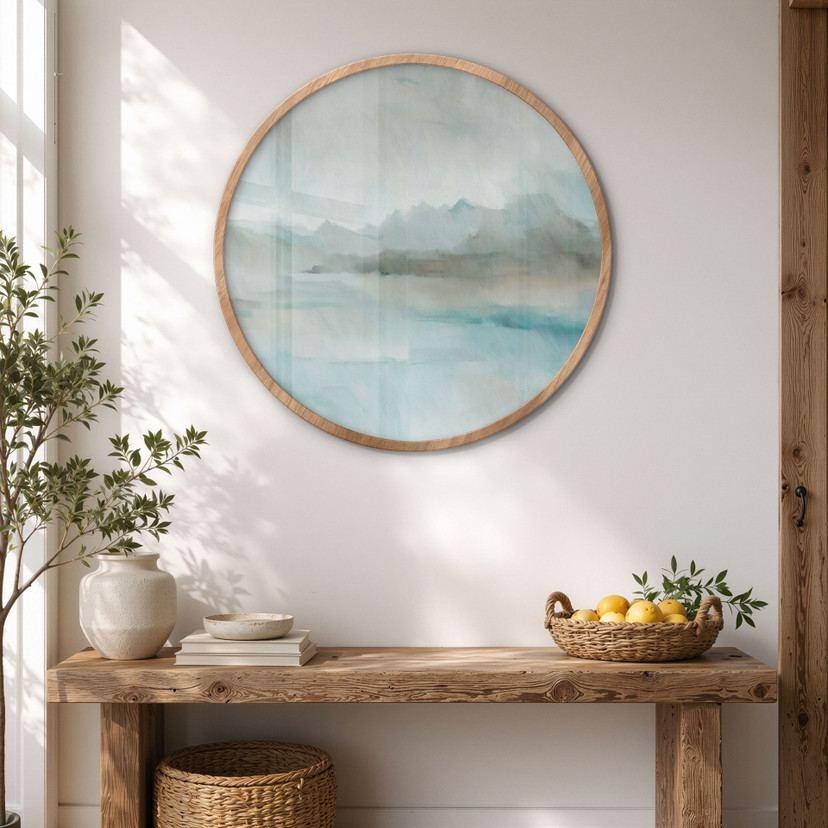 Poster Velvet Horizon - Abstract Meer - Sir Edward x Grigory Gladarev - Rond