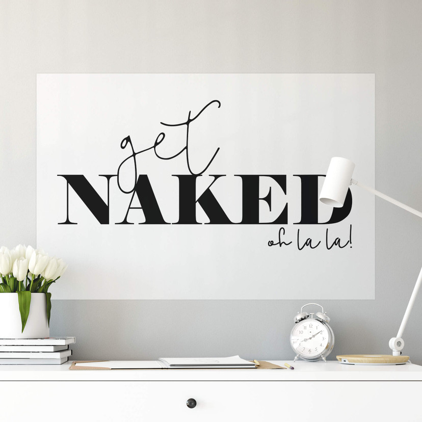 Wallprint Get naked