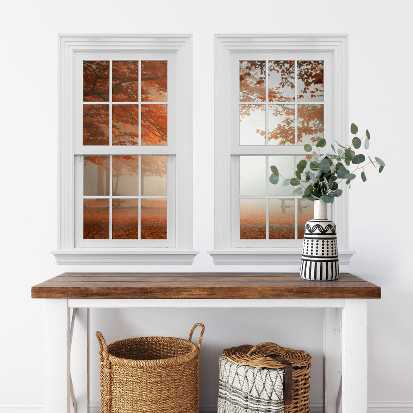 3D Wallsticker dobbeltvindue Dingemans - Hvilende skov