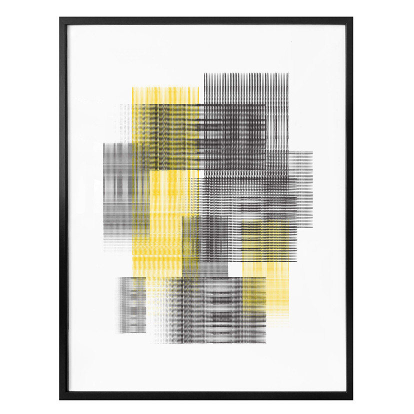 Plakat Nordic Creators - żółta kratka