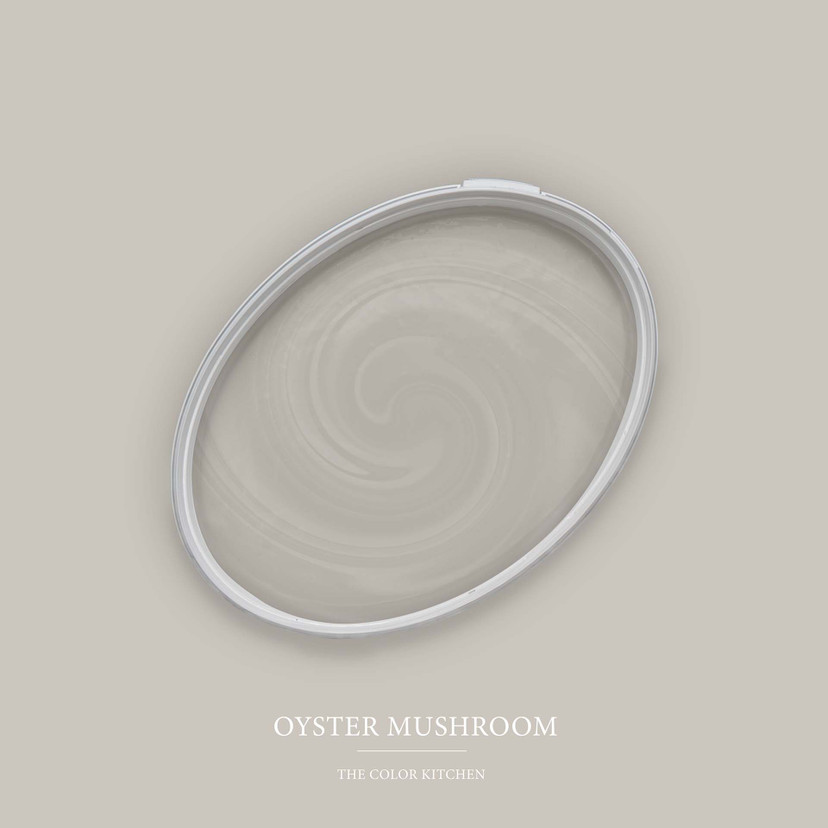 Pintura interior satinada de color topo I Oyster Mushroom | Crear una atmósfera de discreta eleganci