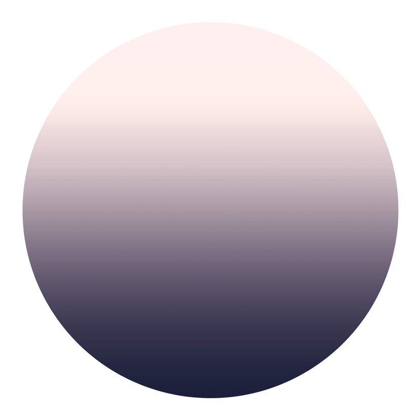 Muursticker Ombre Violet - rond