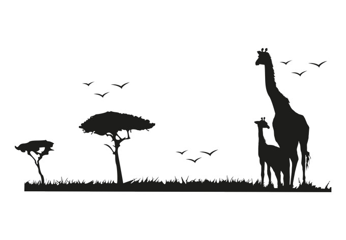 Wallsticker Safari 2