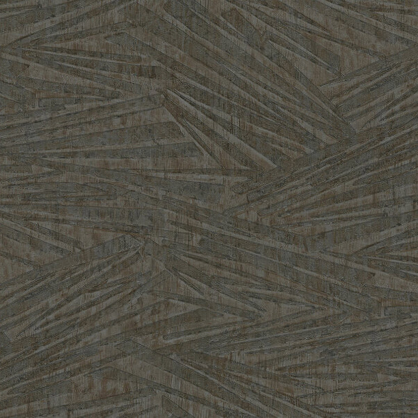 stribet tapet, non-woven tapet Sky Lounge metallic grå 10.00x1.06 m