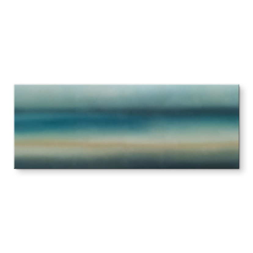 Acrylglasbild Rotko Blush - Türkiser Horizont - Sir Edward x Grigory Gladarev - Panorama