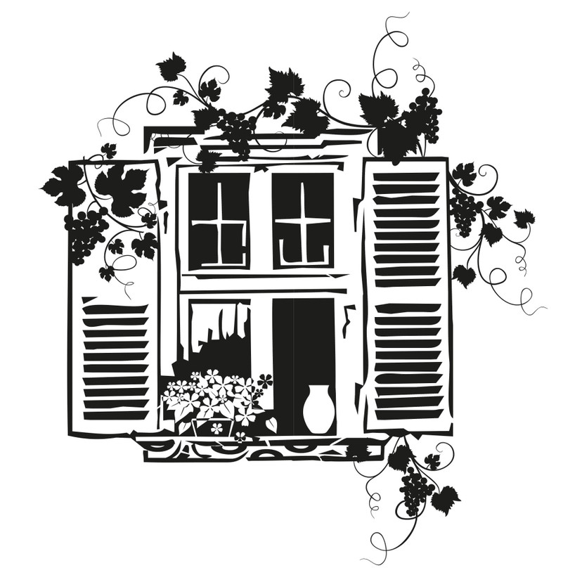 Wallsticker Vinstue