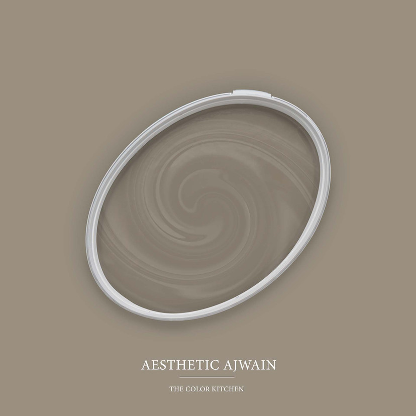 Pintura interior satinada topo I Estética Ajwain | Creación de un ambiente de discreta elegancia | L