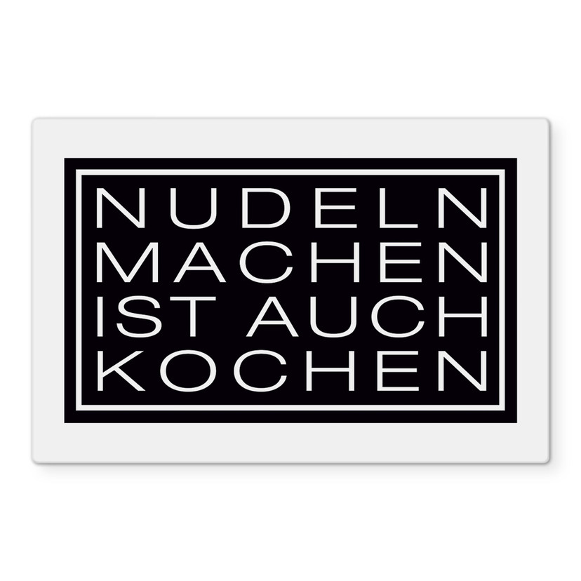 Stænkplade - Nudeln machen ist auch kochen
