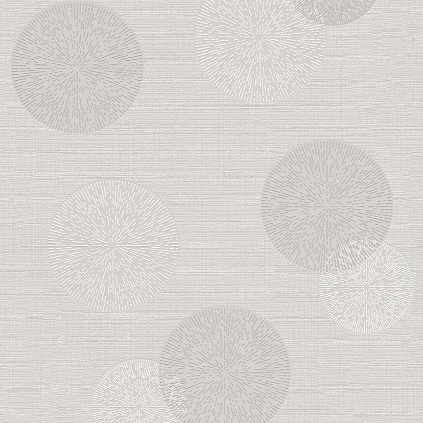 A.S. Création Tapet - Happy Spring, grå, hvid