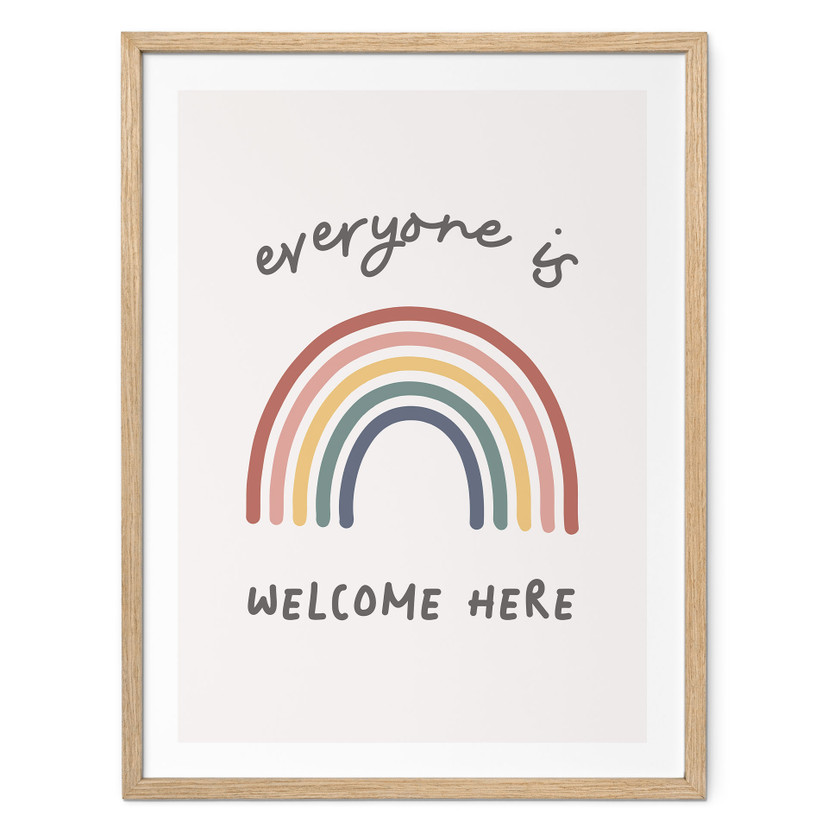 Poster "Everyone is welcome here" - KsanaKalpa