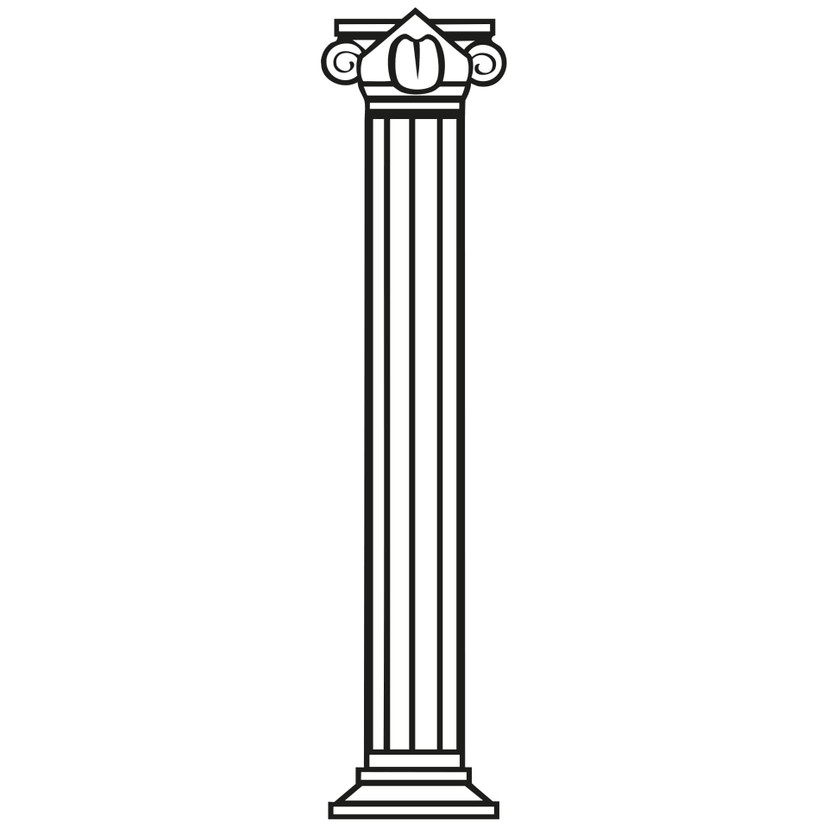 Sticker mural - Colonne antique
