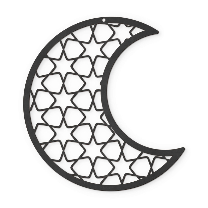 Décoration en bois MDF -  Ramadan - Lune