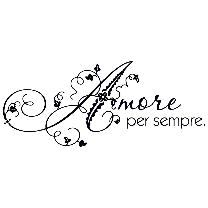 Wallsticker Amore per sempre