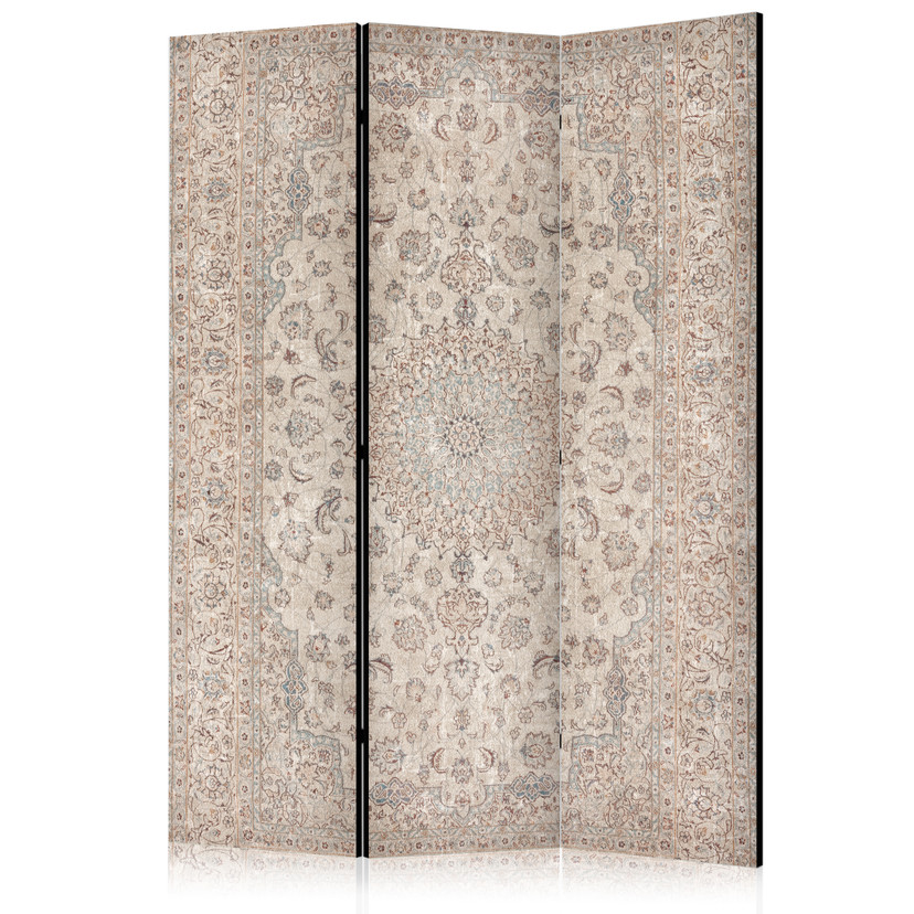 Paravent, Raumteiler freistehend, Trennwand - Desert Nights - Ornamented Persian Carpet in Muted Col