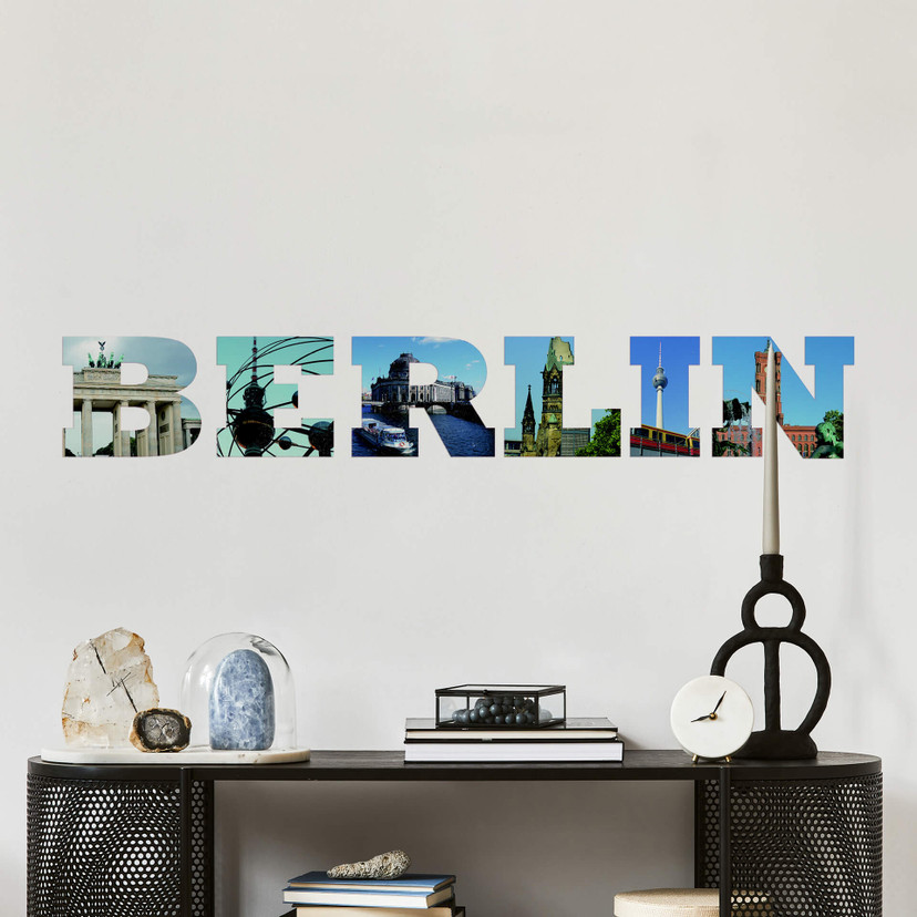Wallsticker Udsigt over Berlin