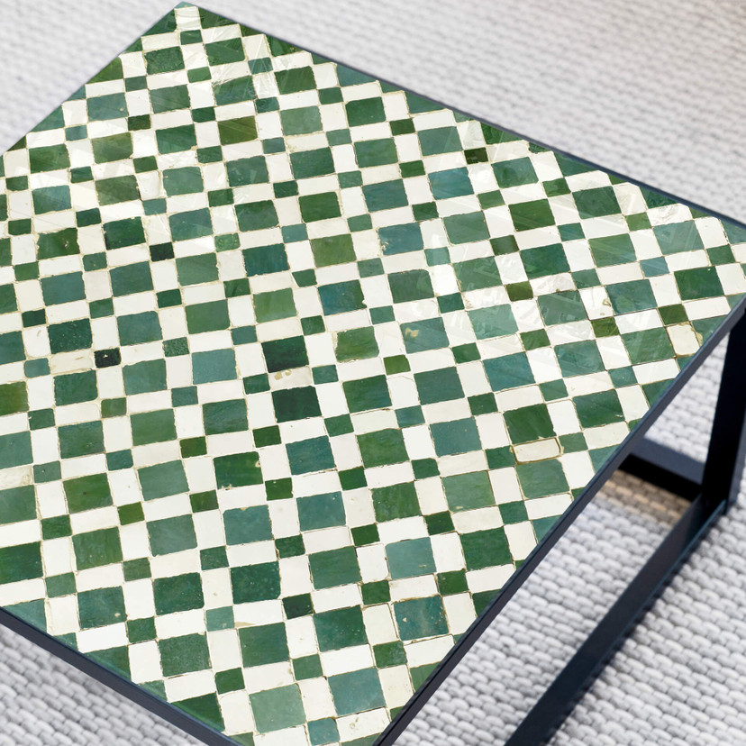 Plateau de table en verre - Mosaiques 02 - Carré