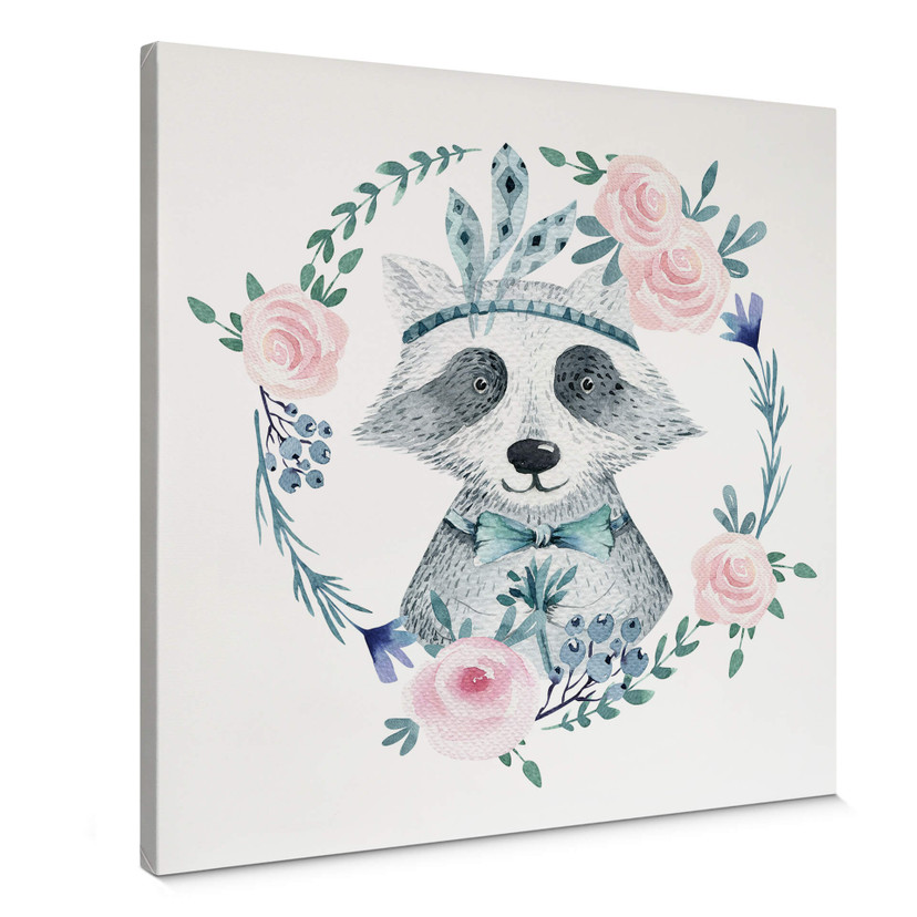 Canvas Kvilis - Raccoon 01