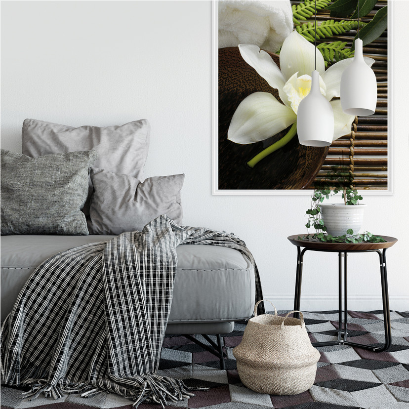 Poster autocollant - W - Wellness Orchidee