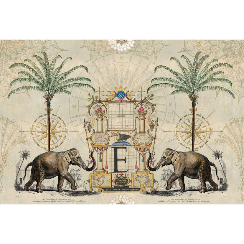 Livingwalls Fotobehang ARTist Nostalgic Elephant