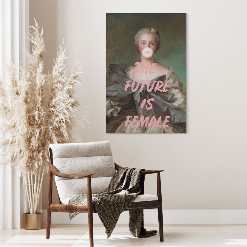 Stampe per pareti Il futuro è femmina - Grace Digital Art - Alu-Dibond