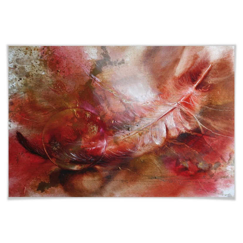 Poster Schmucker - Feather and Glass