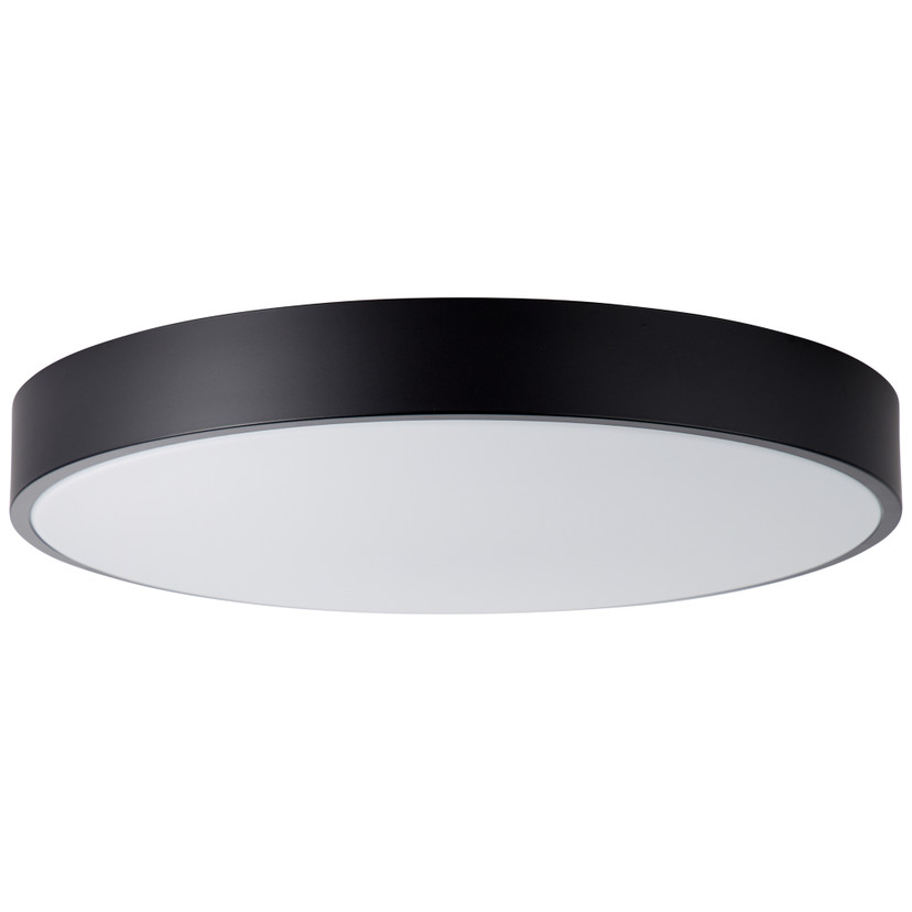 Deckenleuchte Niklas, schwarz, Ø 49 cm, Deckenlampe, dimmbar