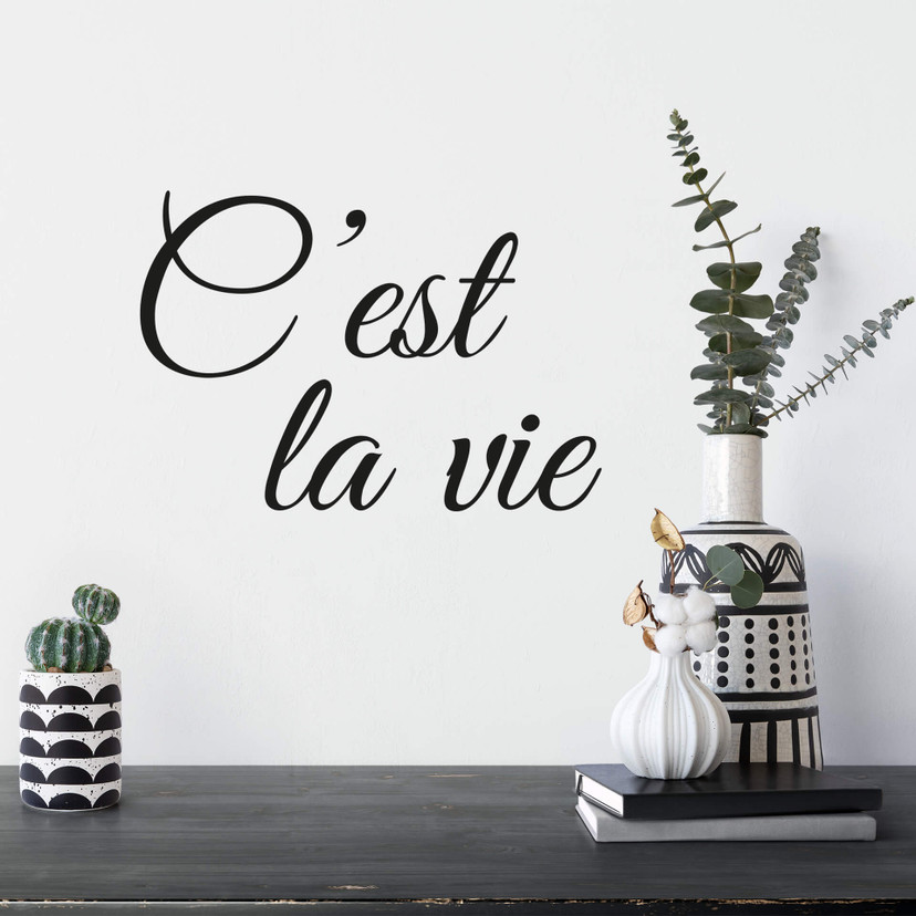 Wallsticker - C'est la vie