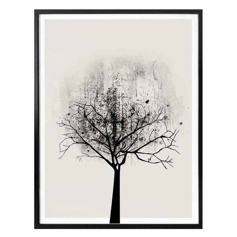 Poster Kubistika - Etude d’un arbre 04
